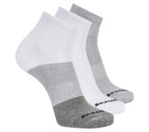 Skechers 3 Pack Men's Colorblock Quarter Socks