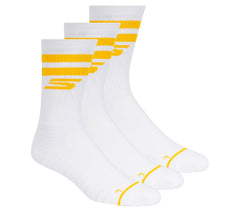 Skechers 3 Pack Men's Performance Pickleball Crew Socks