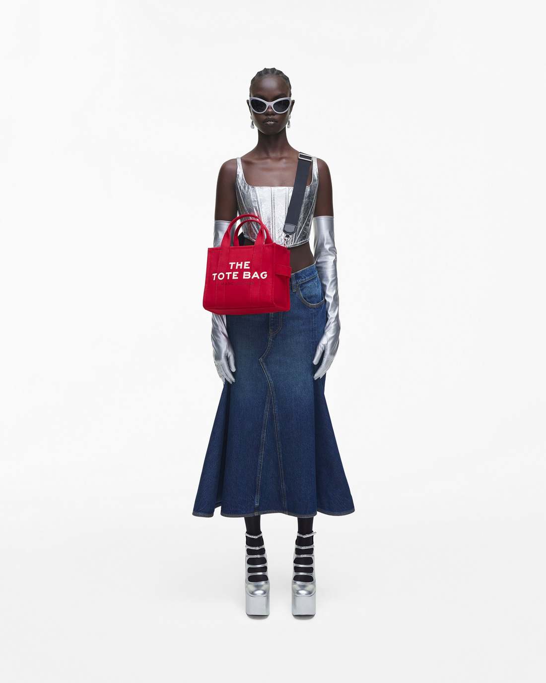 Marc Jacobs Sale - The Canvas Small Tote Bag True Red