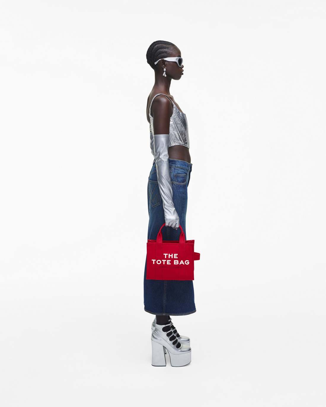 Marc Jacobs Sale - The Canvas Small Tote Bag True Red