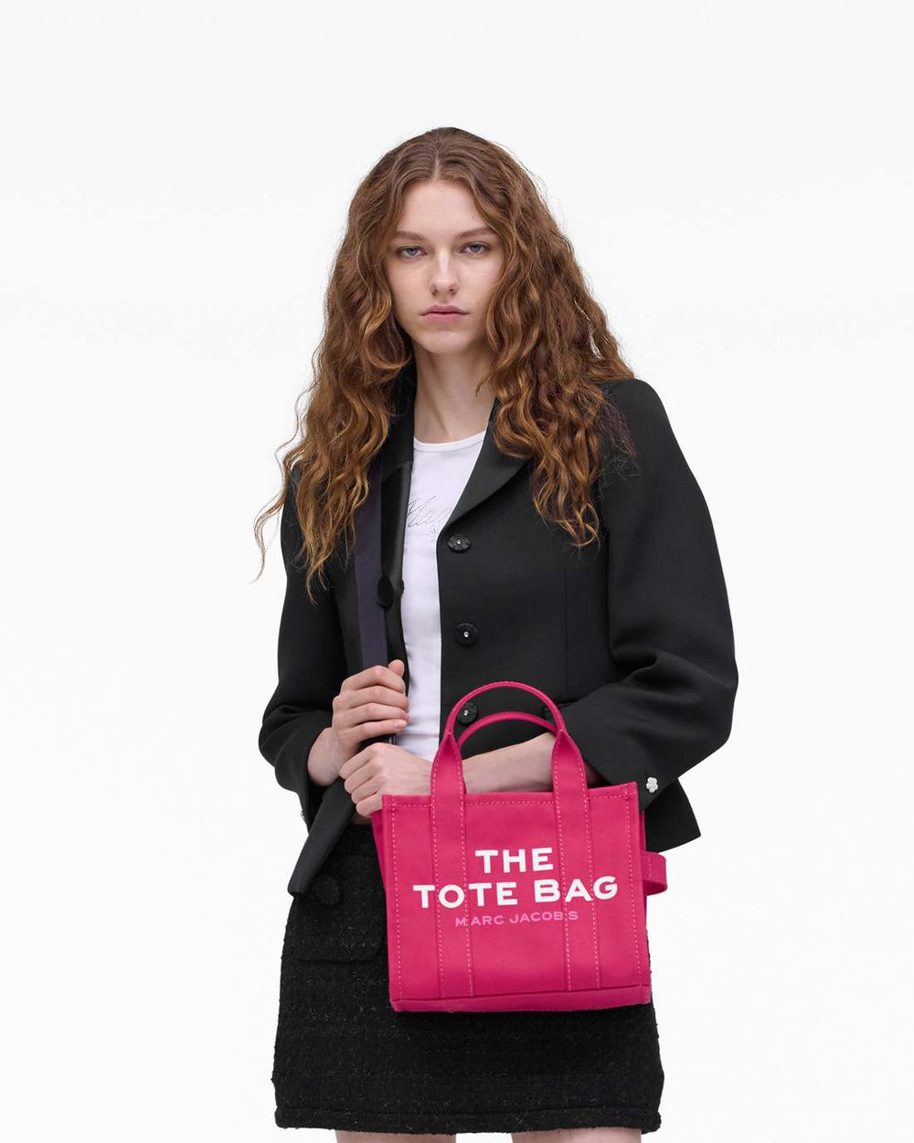 Marc Jacobs Discount - The Canvas Small Tote Bag Raspberry Pink