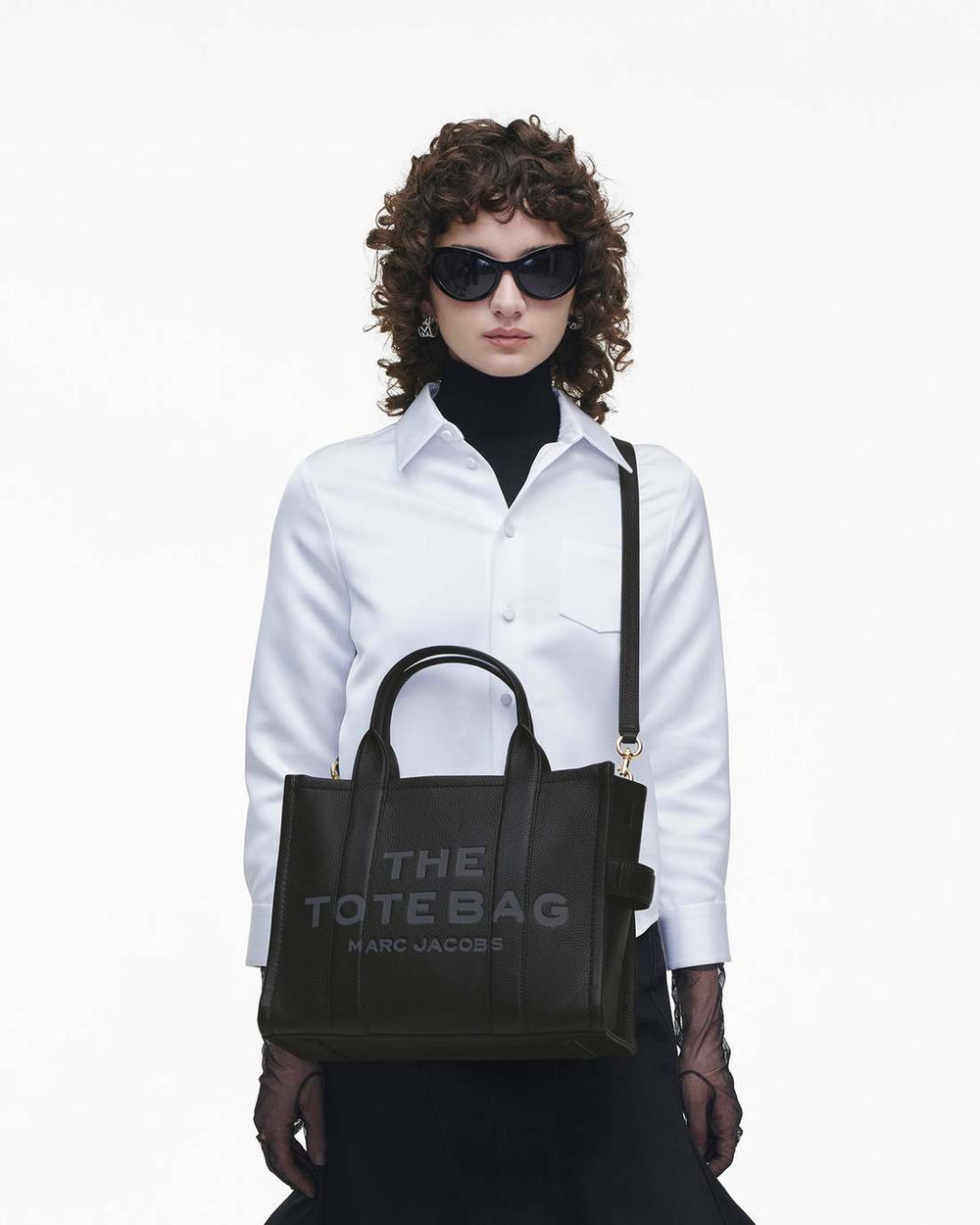 Marc Jacobs US - The Leather Medium Tote Bag Black
