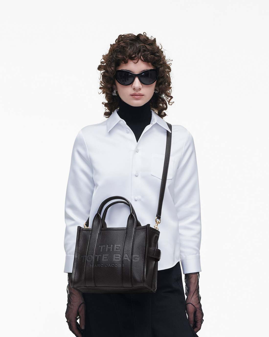 Marc Jacobs New - The Leather Small Tote Bag Black