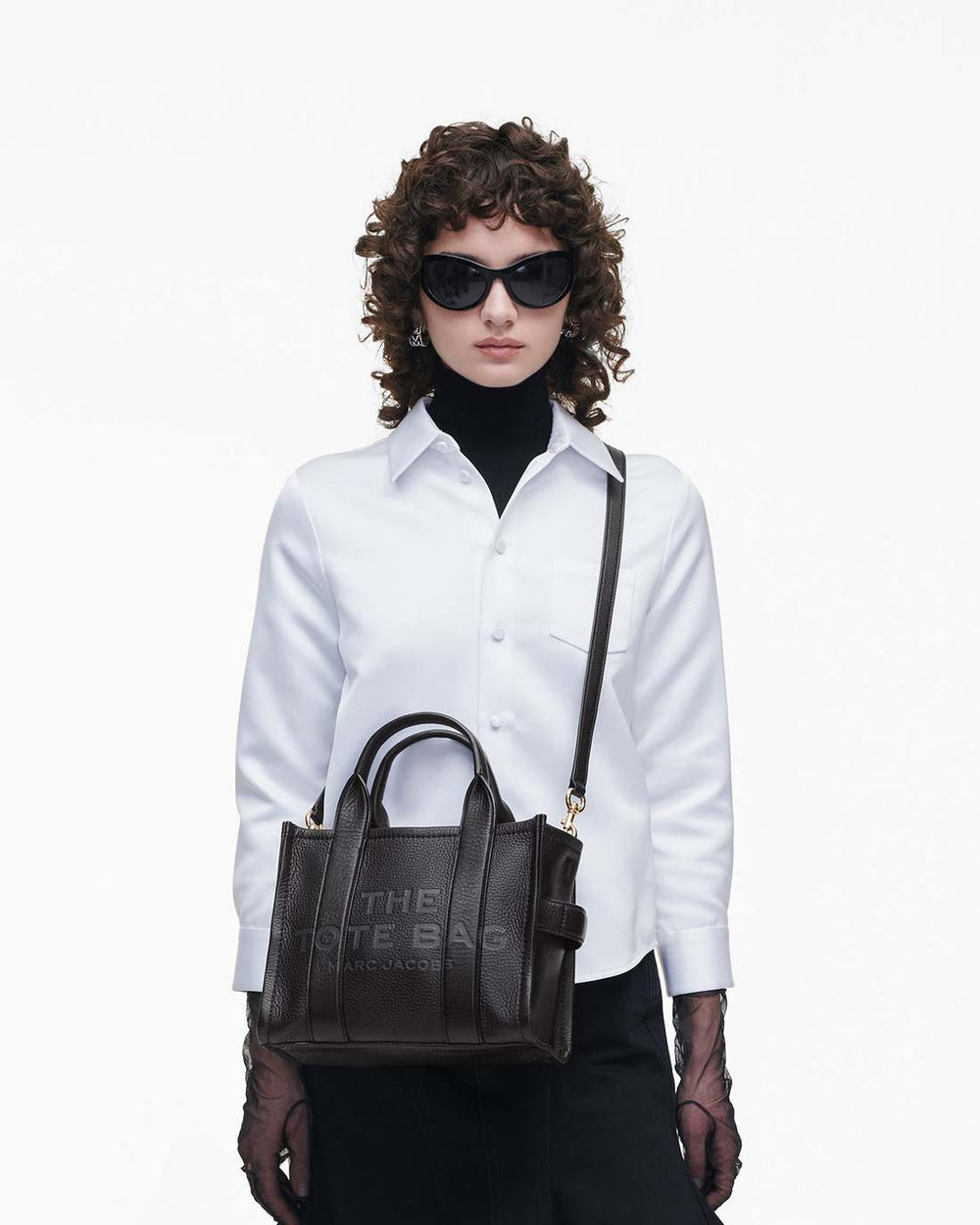 Marc Jacobs New - The Leather Small Tote Bag Black