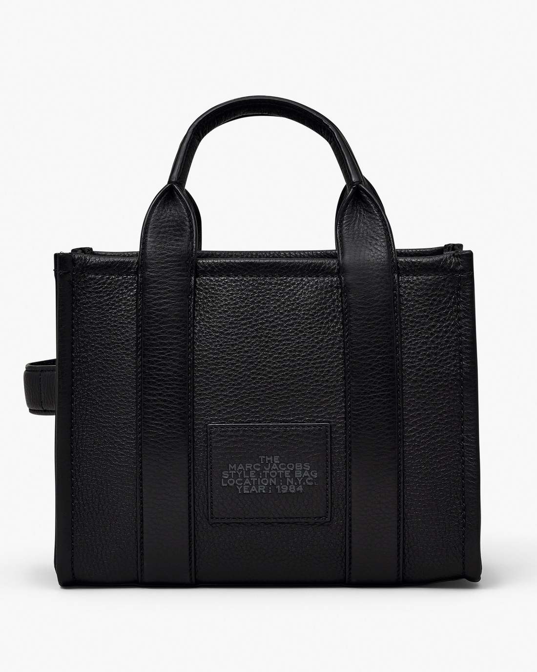 Marc Jacobs New - The Leather Small Tote Bag Black
