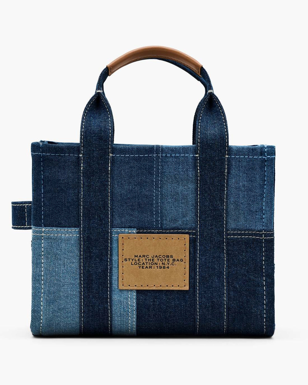 Marc Jacobs Sale - The Denim Small Tote Bag Blue Denim