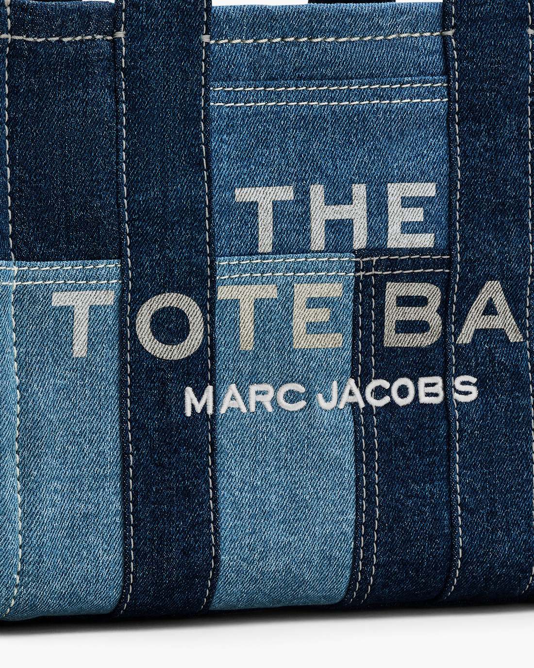 Marc Jacobs Sale - The Denim Small Tote Bag Blue Denim