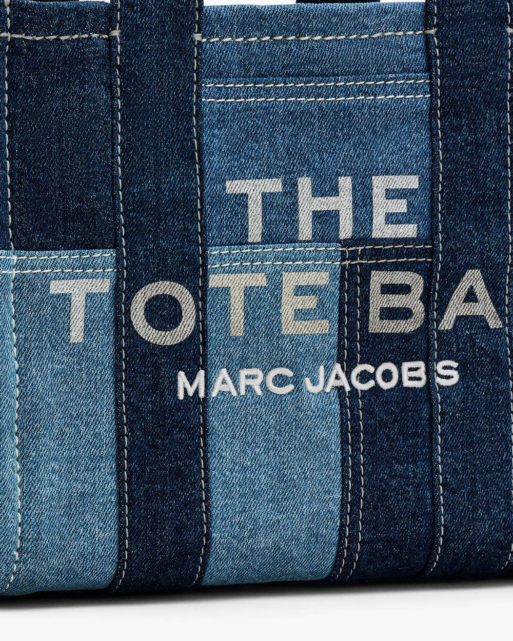 Marc Jacobs Sale - The Denim Small Tote Bag Blue Denim