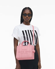 Marc Jacobs Discount - The Leather Small Tote Bag Ribbon Pink