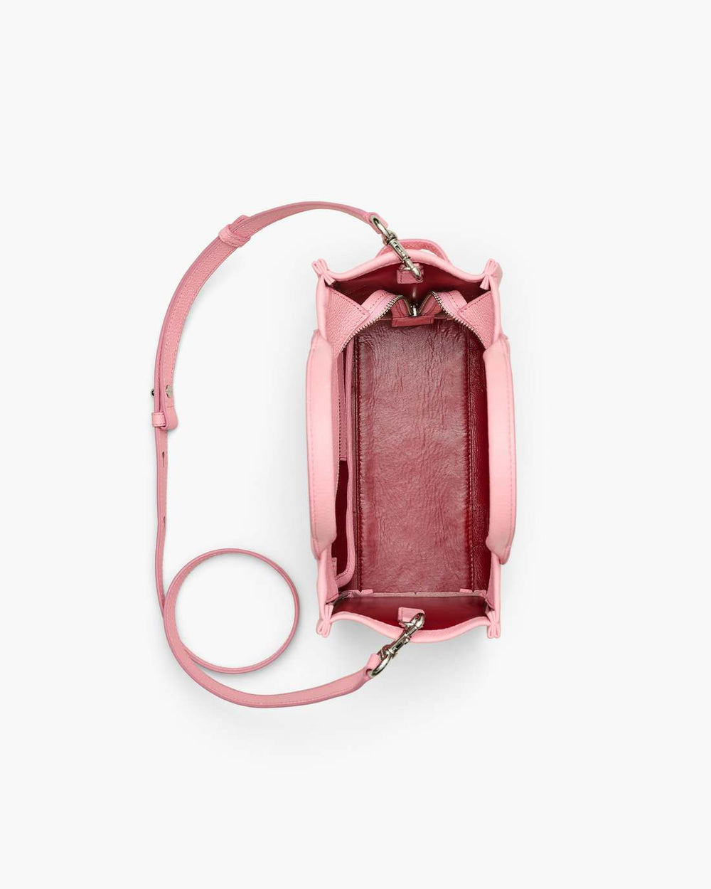 Marc Jacobs Discount - The Leather Small Tote Bag Ribbon Pink
