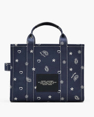 Marc Jacobs US - The Bandana Canvas Medium Tote Bag Navy Multi