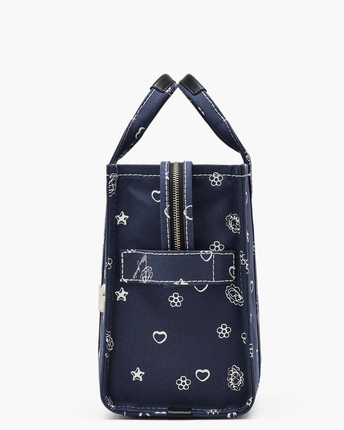 Marc Jacobs US - The Bandana Canvas Medium Tote Bag Navy Multi