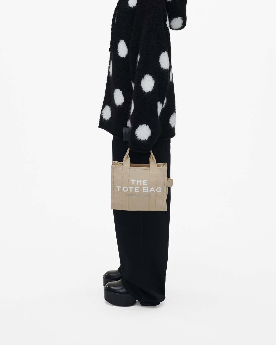 Marc Jacobs Sale - The Canvas Small Tote Bag Beige