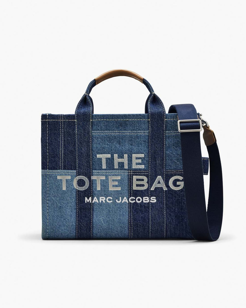 Marc Jacobs Discount - The Denim Medium Tote Bag Blue Denim