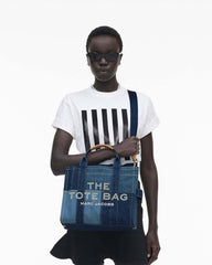 Marc Jacobs Discount - The Denim Medium Tote Bag Blue Denim