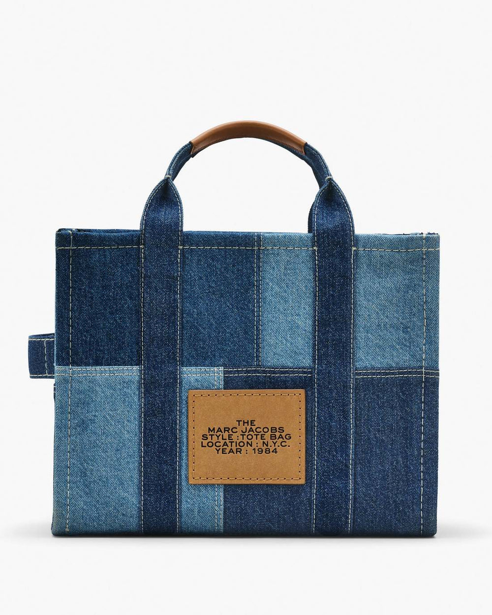 Marc Jacobs Discount - The Denim Medium Tote Bag Blue Denim
