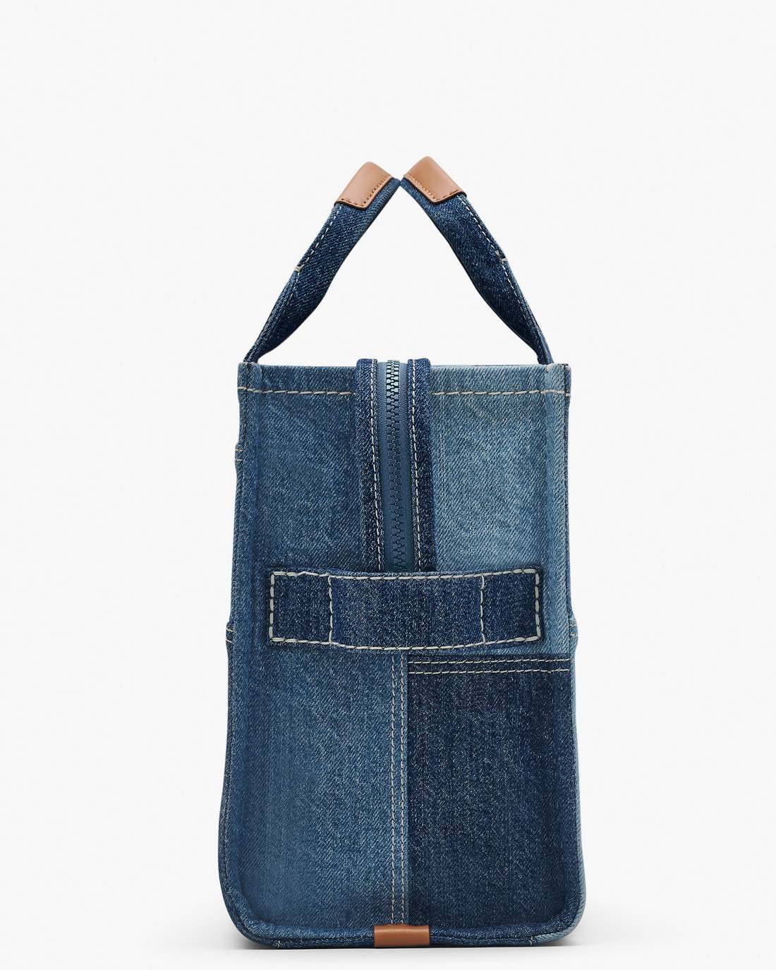 Marc Jacobs Discount - The Denim Medium Tote Bag Blue Denim