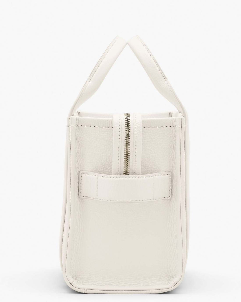 Marc Jacobs US - The Leather Small Tote Bag Cotton/Silver
