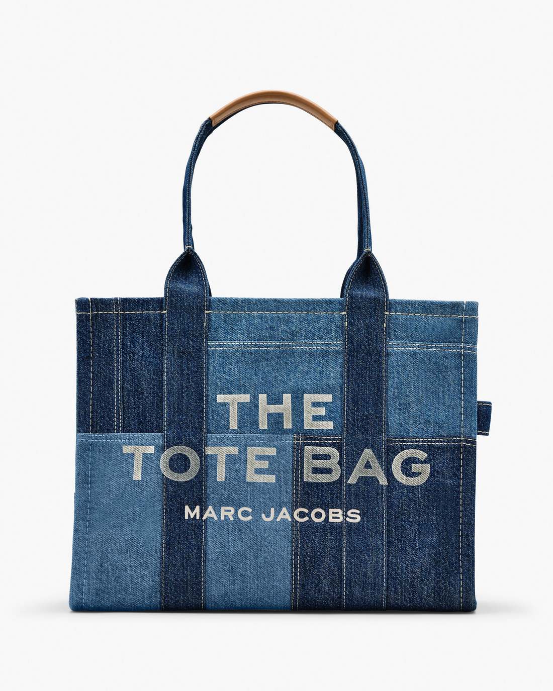 Marc Jacobs New - The Denim Large Tote Bag Blue Denim