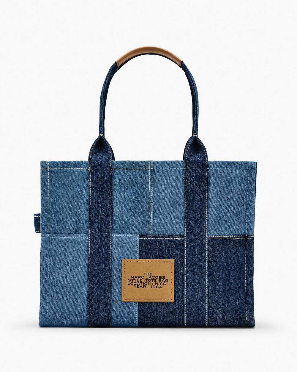Marc Jacobs New - The Denim Large Tote Bag Blue Denim