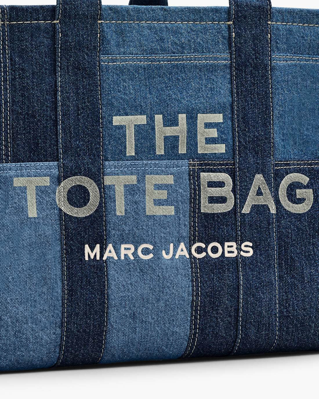 Marc Jacobs New - The Denim Large Tote Bag Blue Denim