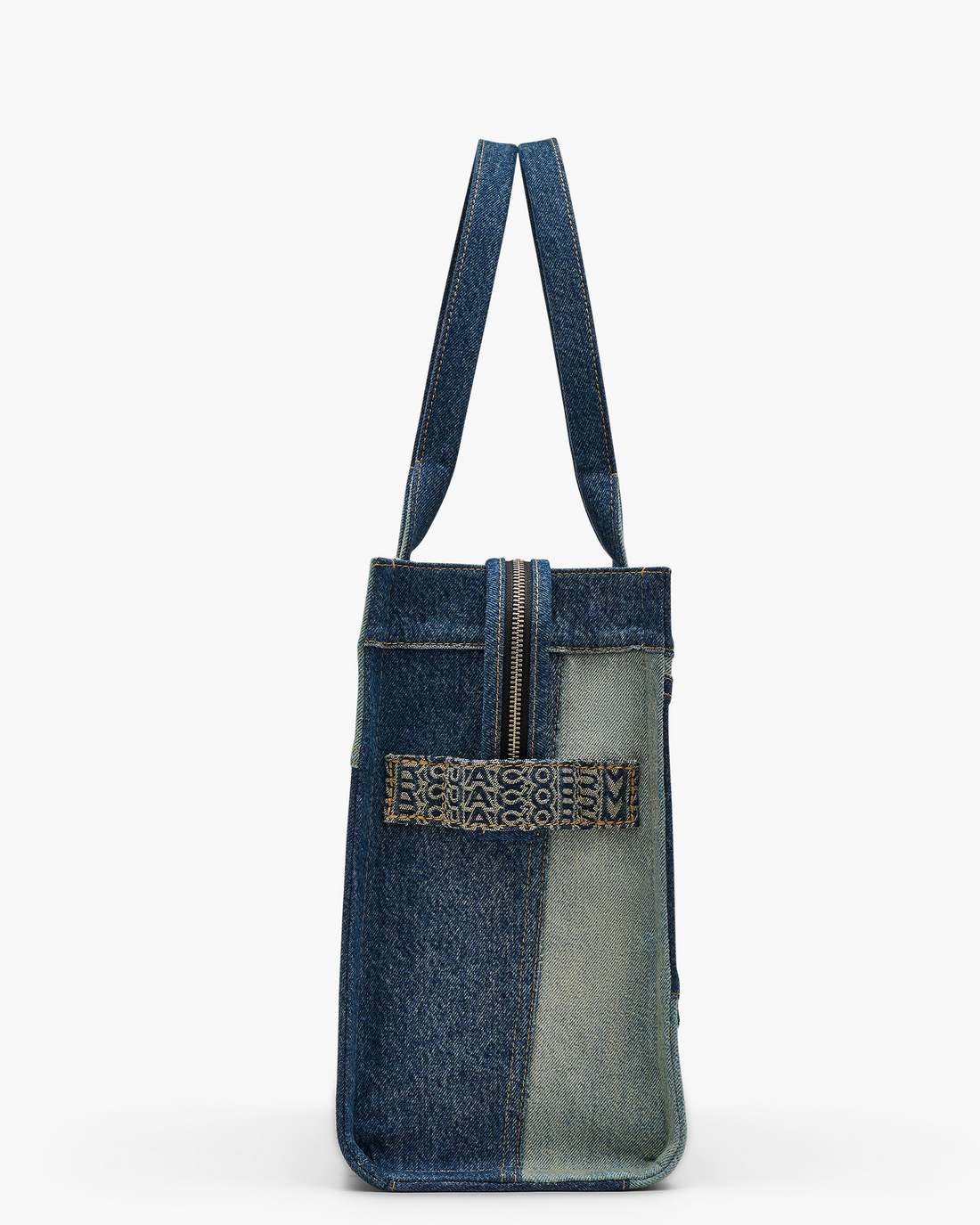 Marc Jacobs Sale - The Deconstructed Denim Large Tote Bag Indigo Multi