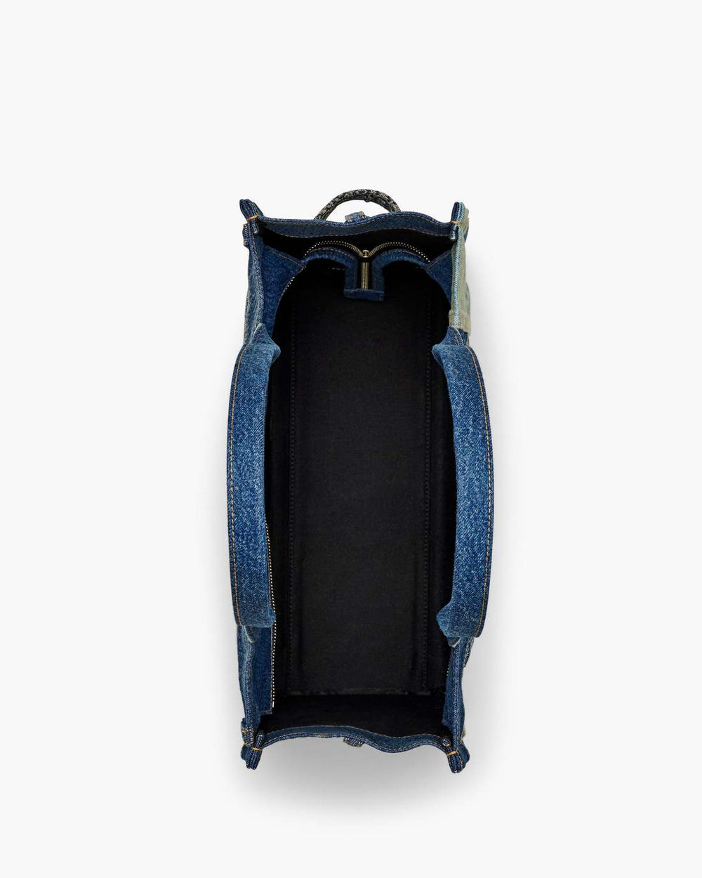 Marc Jacobs Sale - The Deconstructed Denim Large Tote Bag Indigo Multi