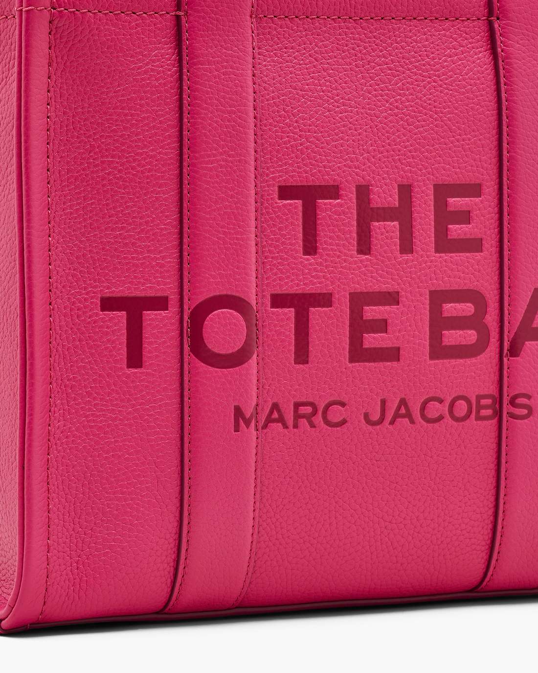 Marc Jacobs For Sale - The Leather Medium Tote Bag Raspberry Pink