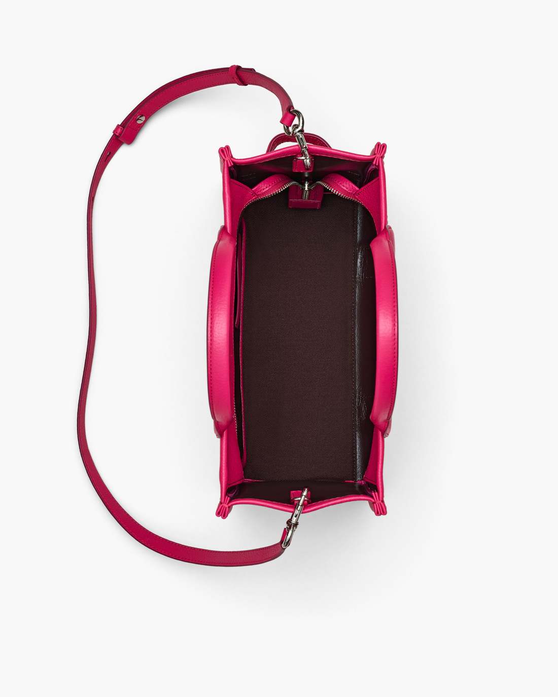 Marc Jacobs For Sale - The Leather Medium Tote Bag Raspberry Pink