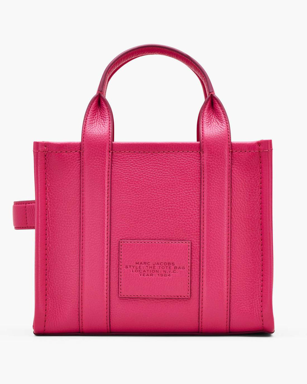 Marc Jacobs Outlet - The Leather Small Tote Bag Raspberry Pink