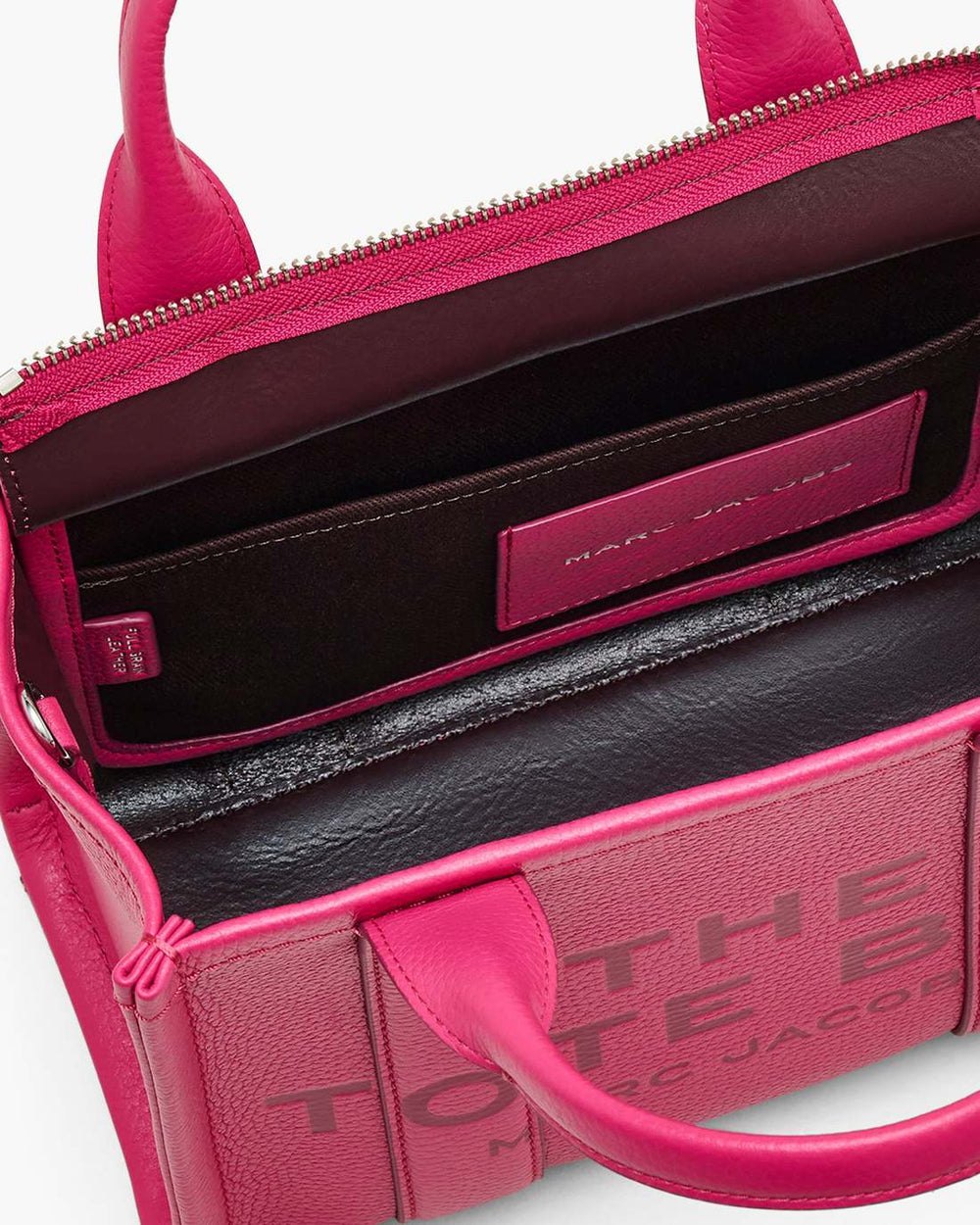 Marc Jacobs Outlet - The Leather Small Tote Bag Raspberry Pink