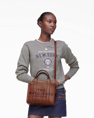 Marc Jacobs US - The A.P.C. X Marc Jacobs Leather Small Tote Bag Hazelnut