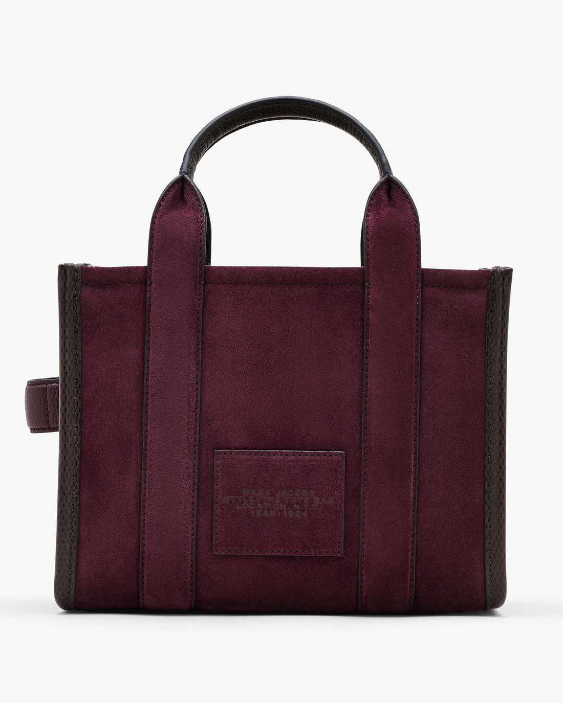 Marc Jacobs Online - The Suede Small Tote Bag Dark Plum