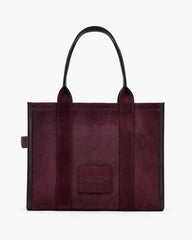 Marc Jacobs Sale - The Suede Large Tote Bag Dark Plum