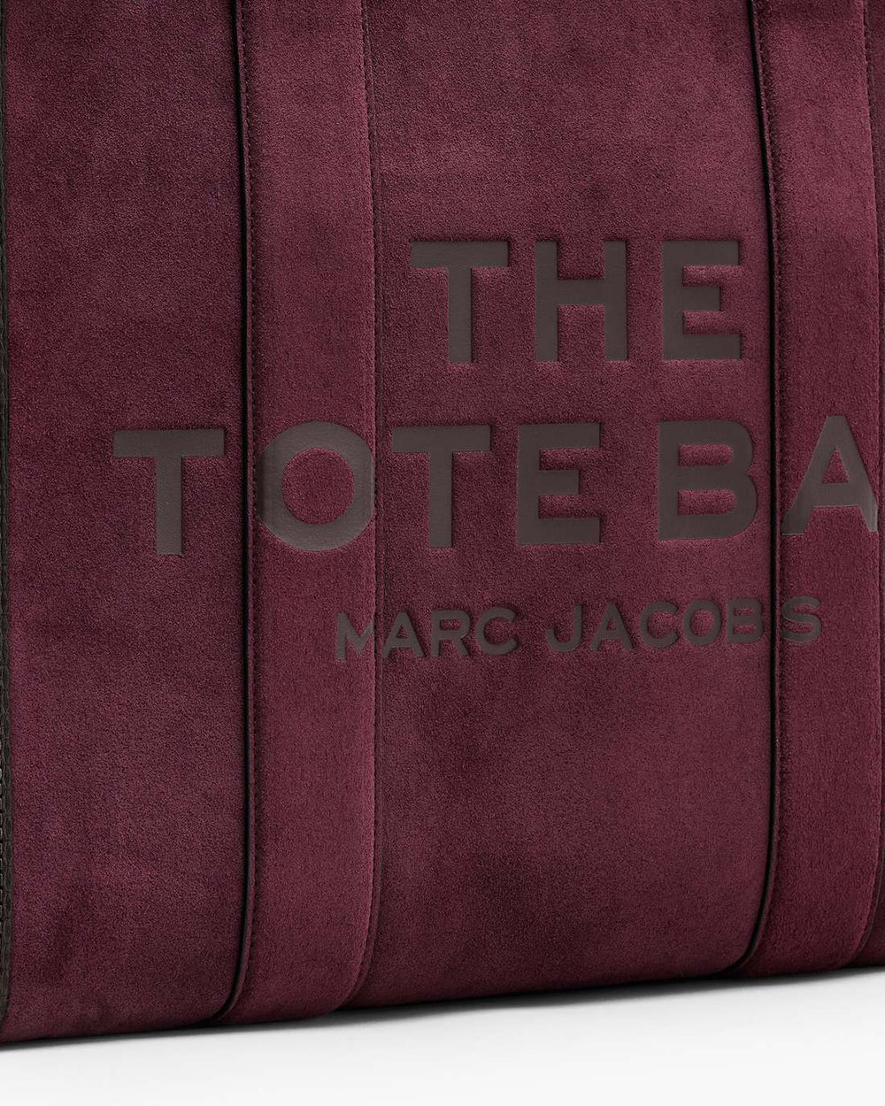 Marc Jacobs Sale - The Suede Large Tote Bag Dark Plum
