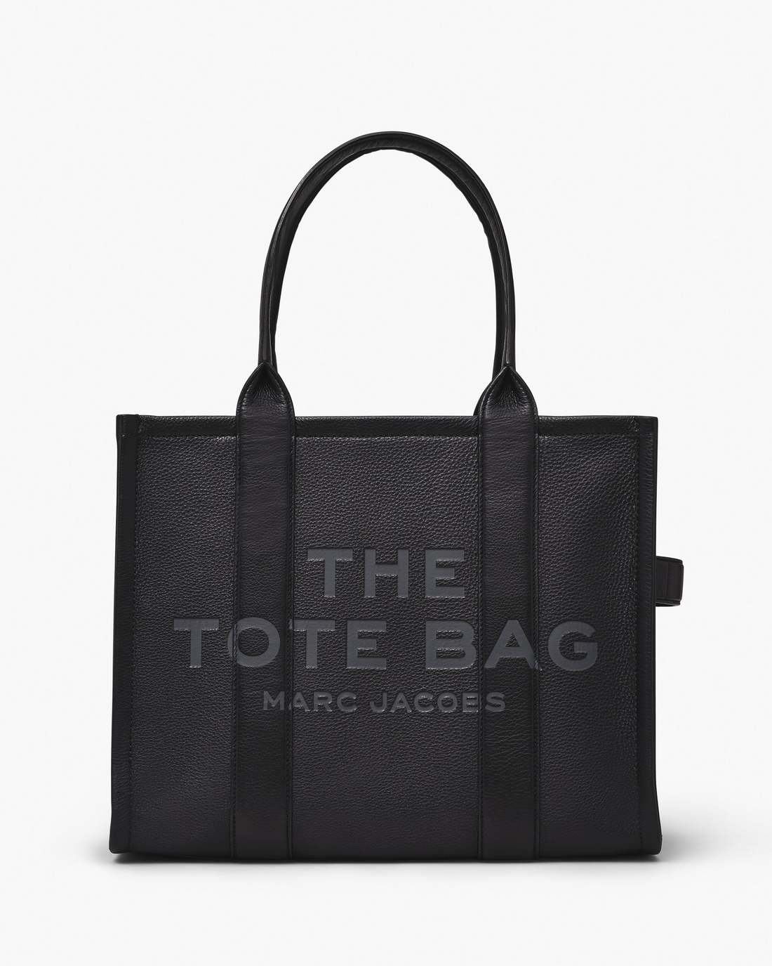 Marc Jacobs Discount - The Leather Large Tote Bag Black