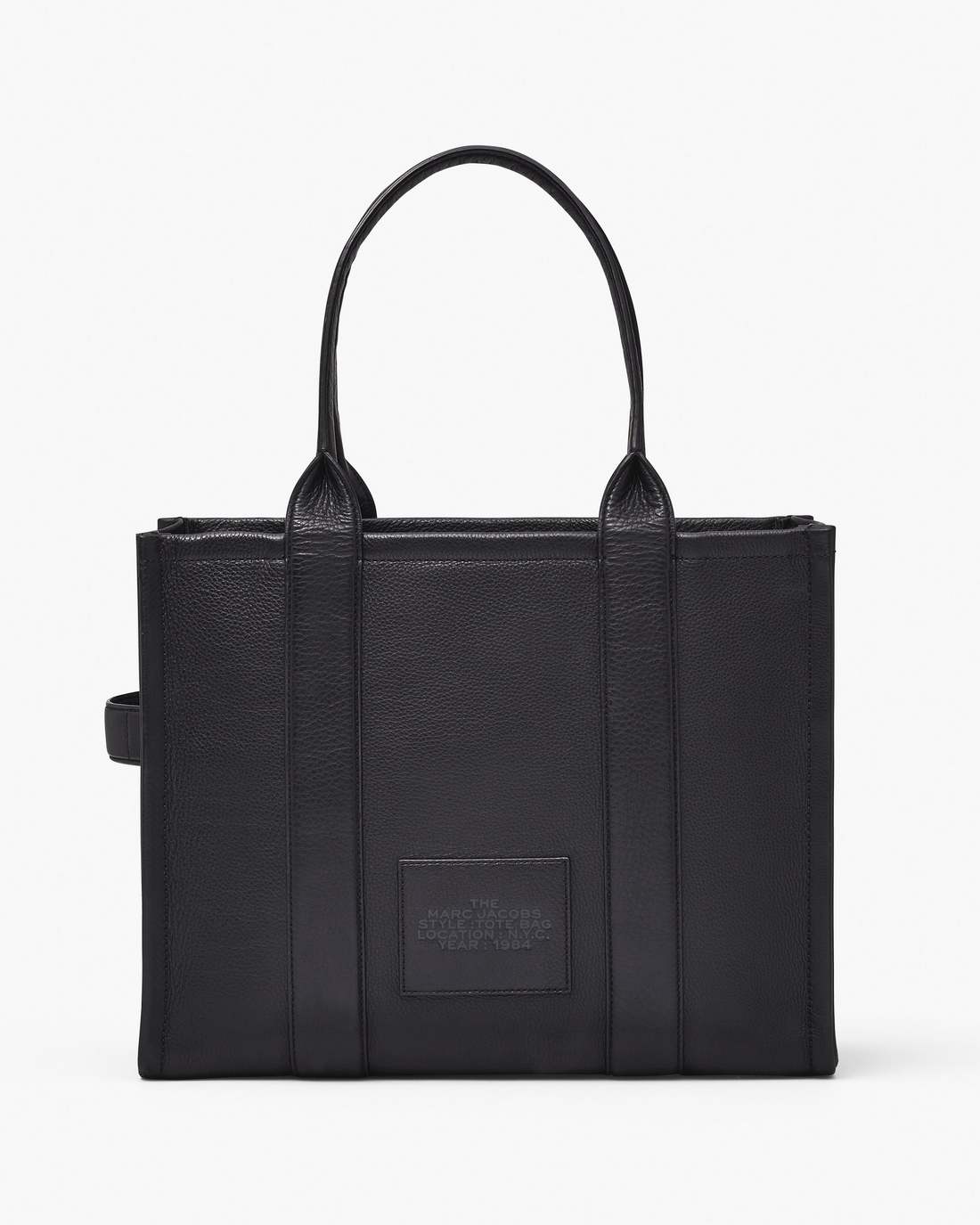 Marc Jacobs Discount - The Leather Large Tote Bag Black