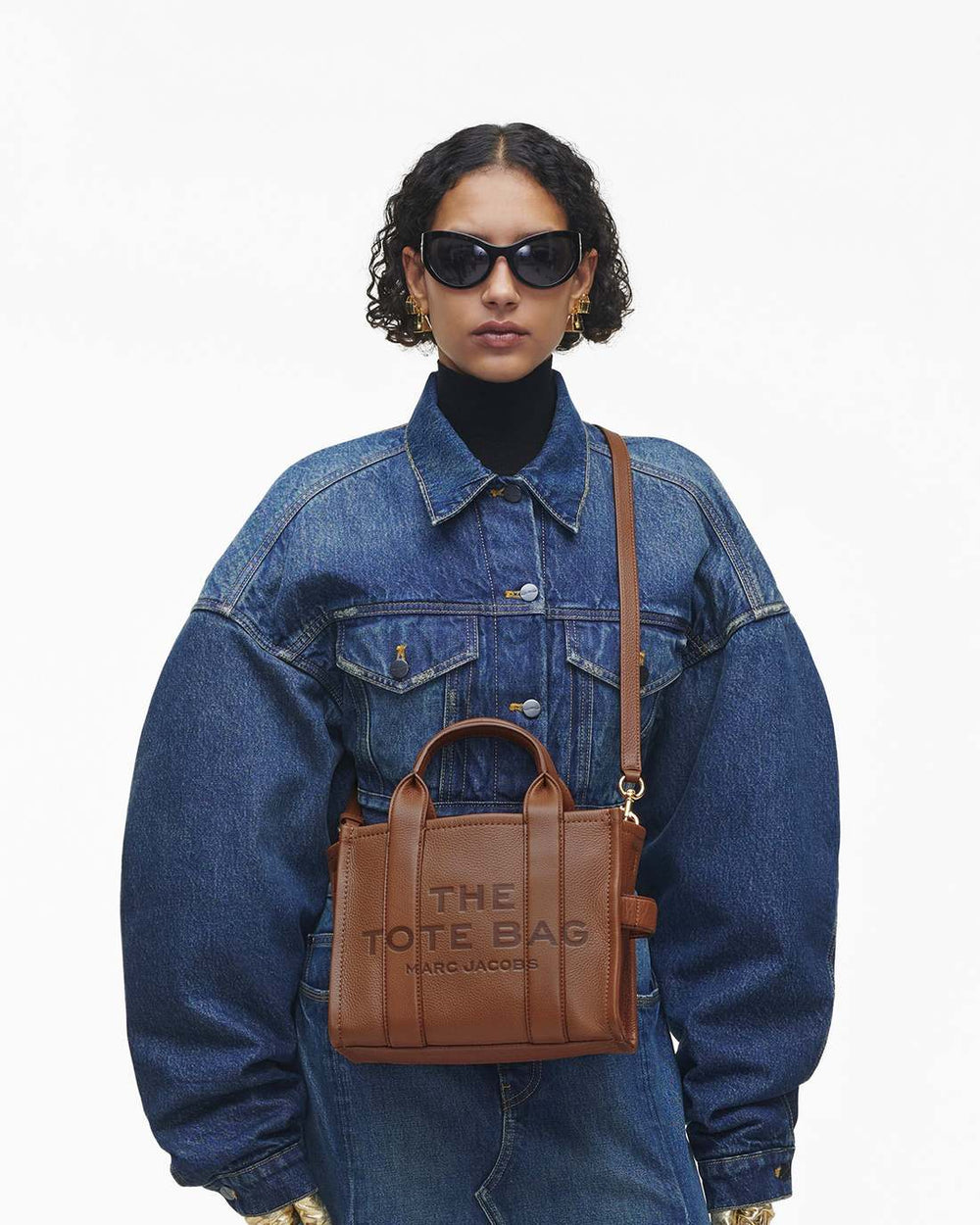 Marc Jacobs Outlet - The Leather Small Tote Bag Argan Oil