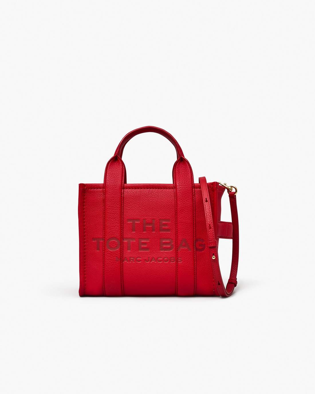 Marc Jacobs US - The Leather Small Tote Bag True Red
