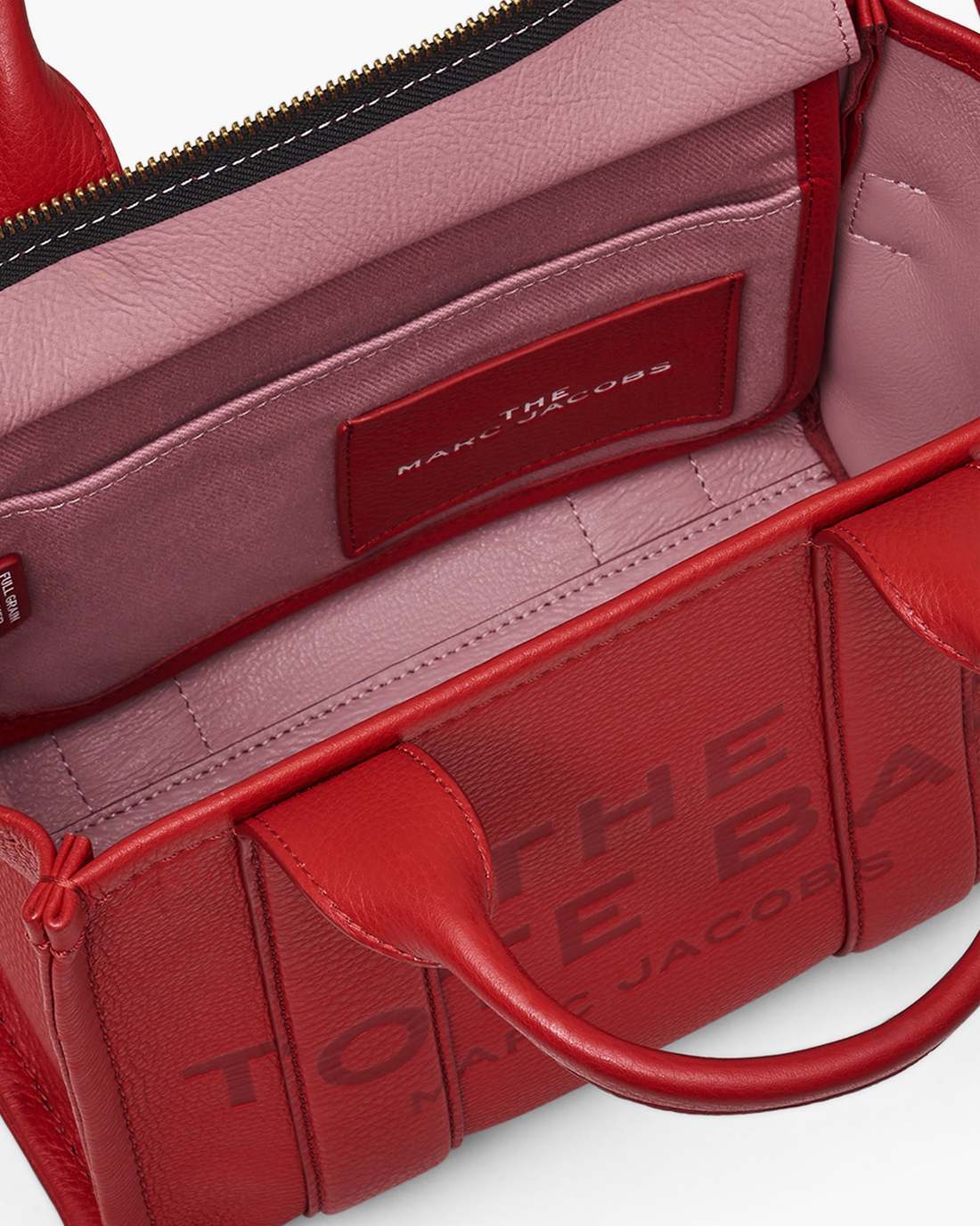 Marc Jacobs US - The Leather Small Tote Bag True Red