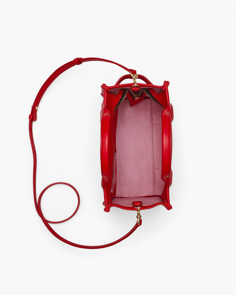 Marc Jacobs US - The Leather Small Tote Bag True Red