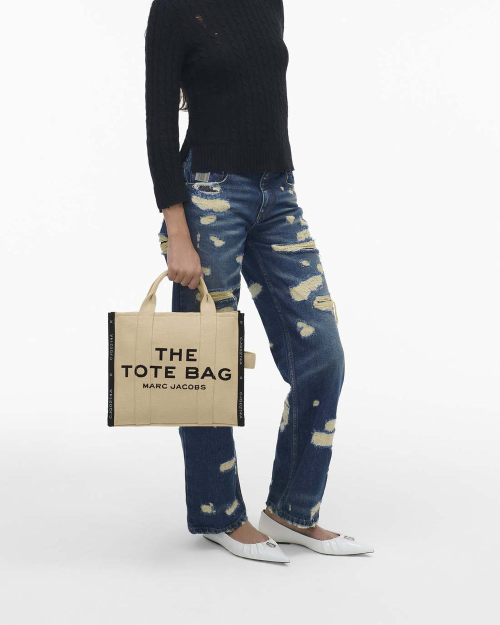 Marc Jacobs Online - The Jacquard Medium Tote Bag Warm Sand