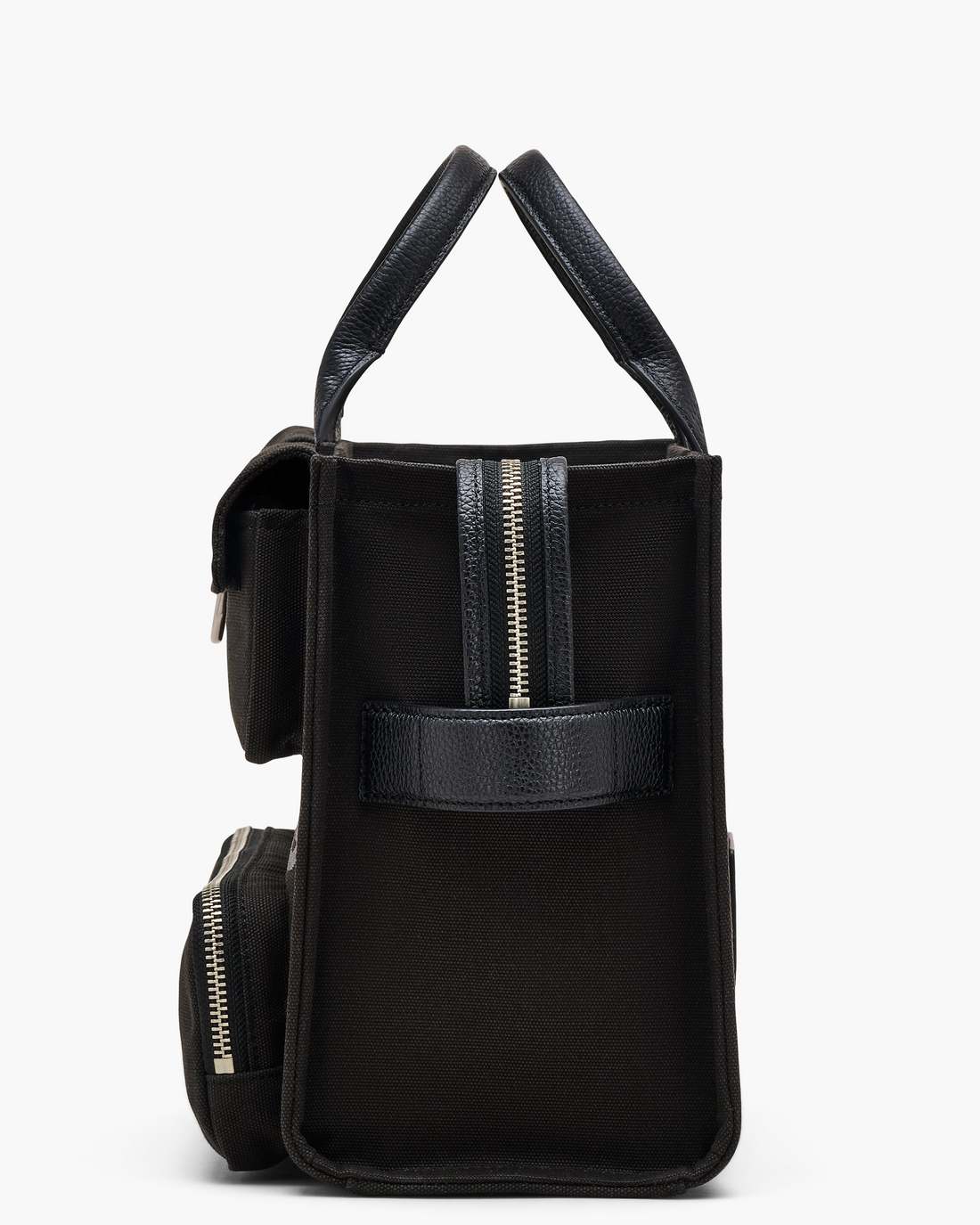 Marc Jacobs Sale - The Cargo Canvas Medium Tote Bag Black