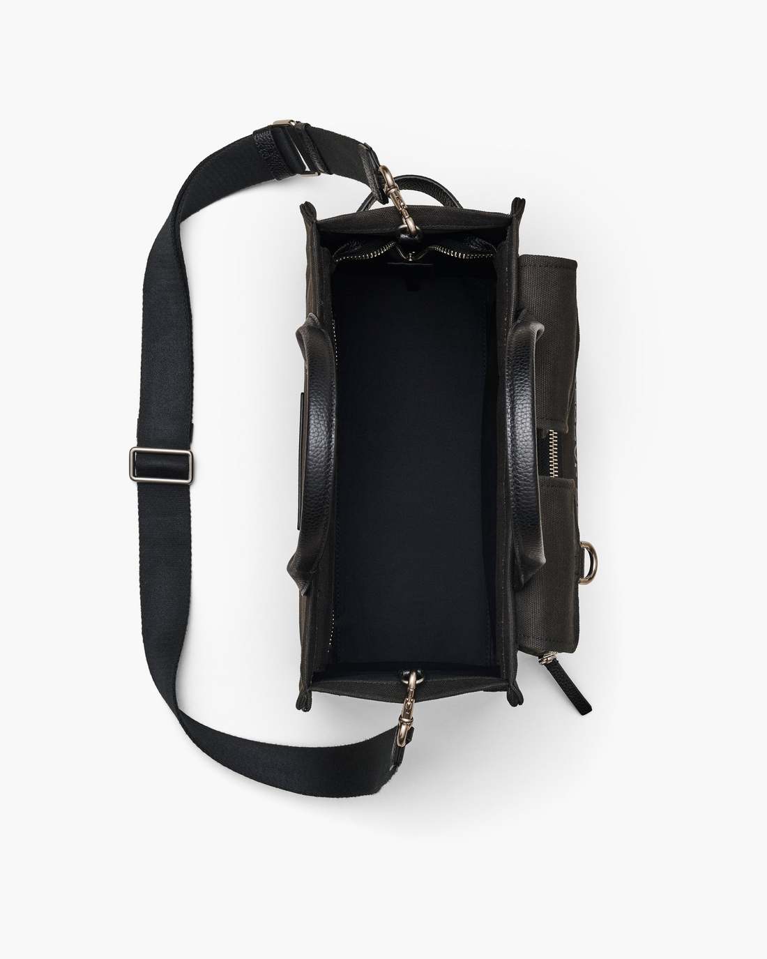 Marc Jacobs Sale - The Cargo Canvas Medium Tote Bag Black