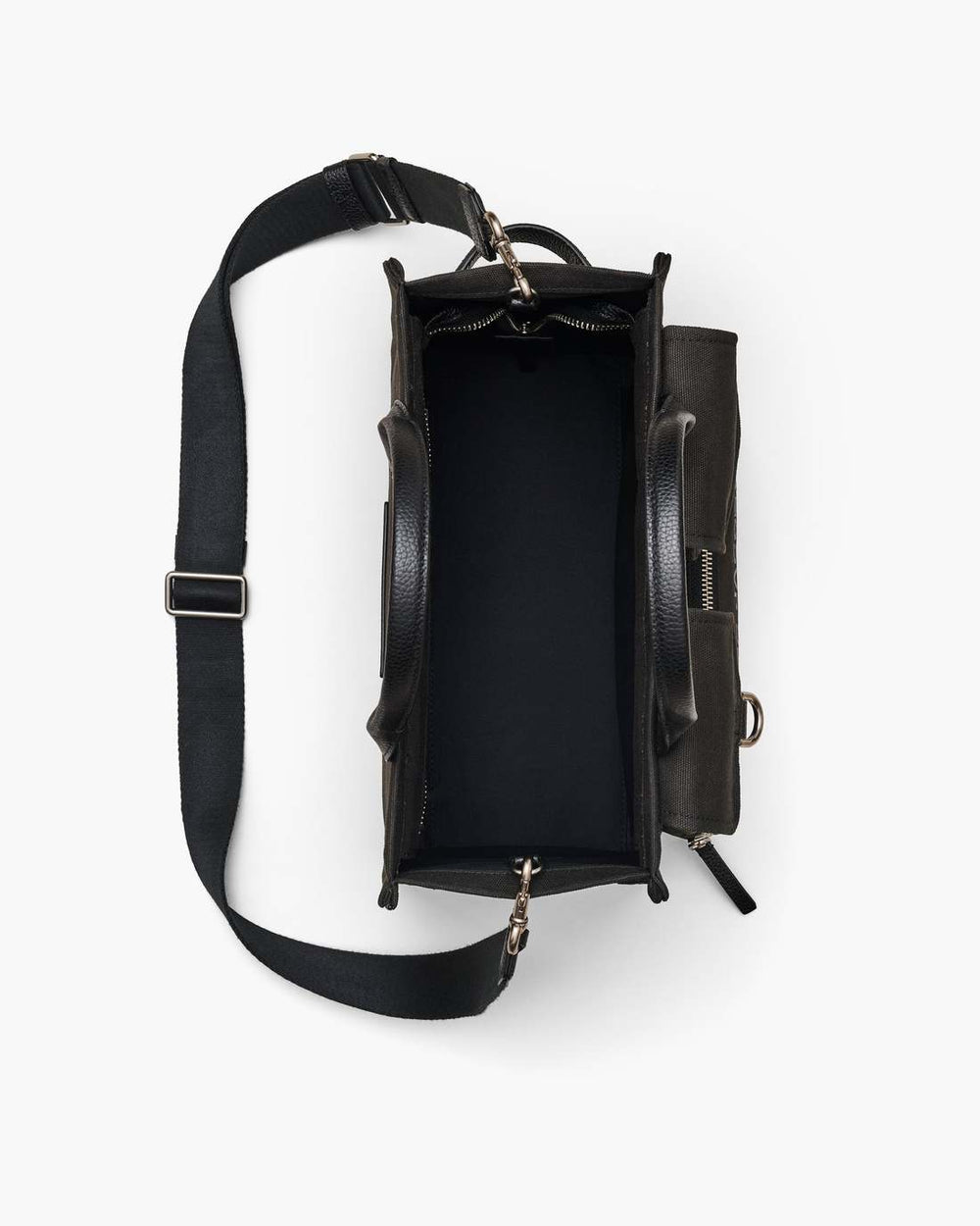 Marc Jacobs Sale - The Cargo Canvas Medium Tote Bag Black