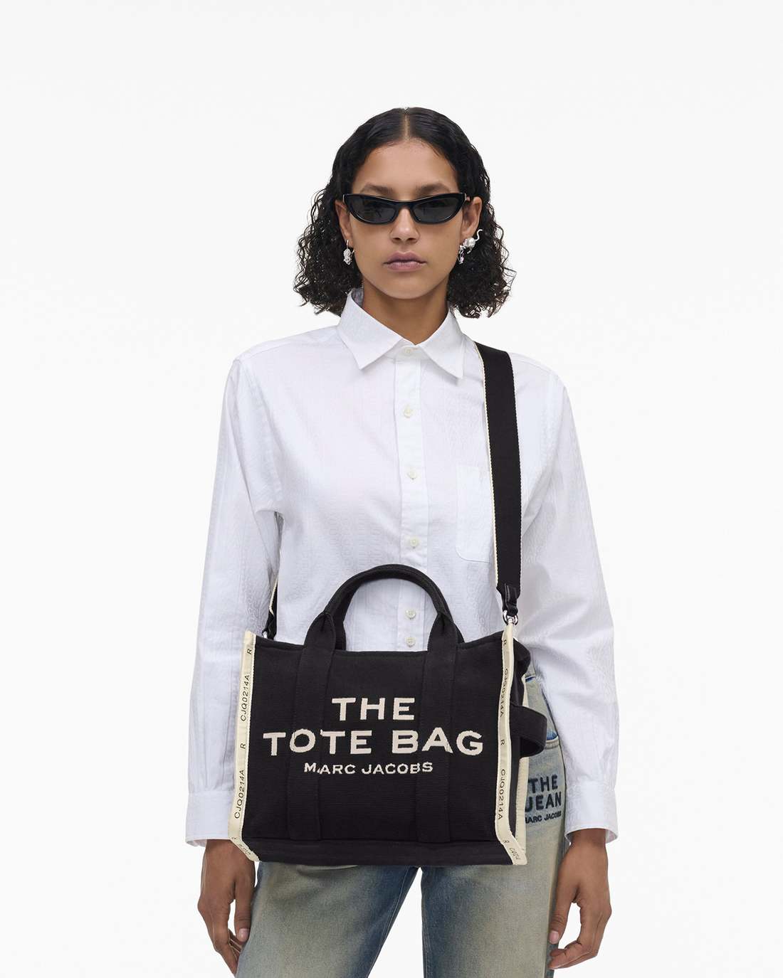 Marc Jacobs Online - The Jacquard Medium Tote Bag Black