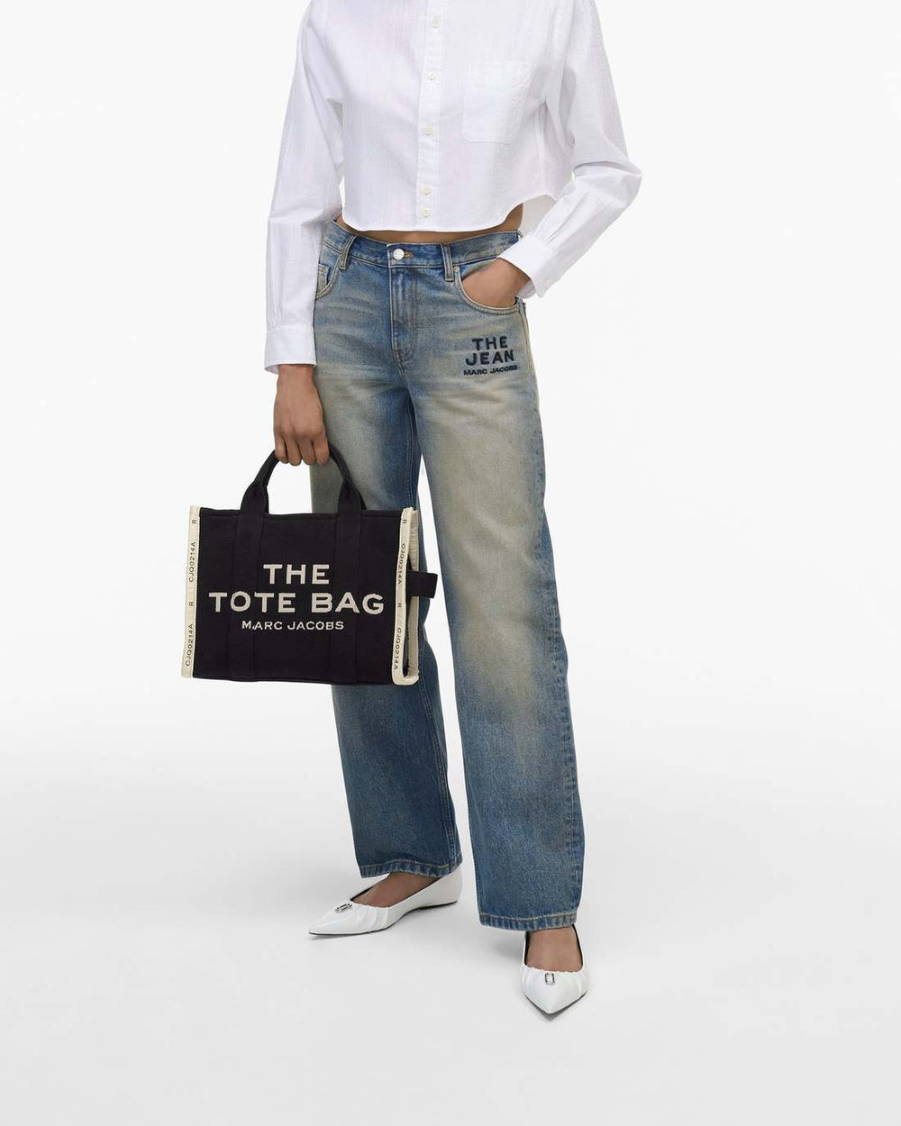 Marc Jacobs Online - The Jacquard Medium Tote Bag Black