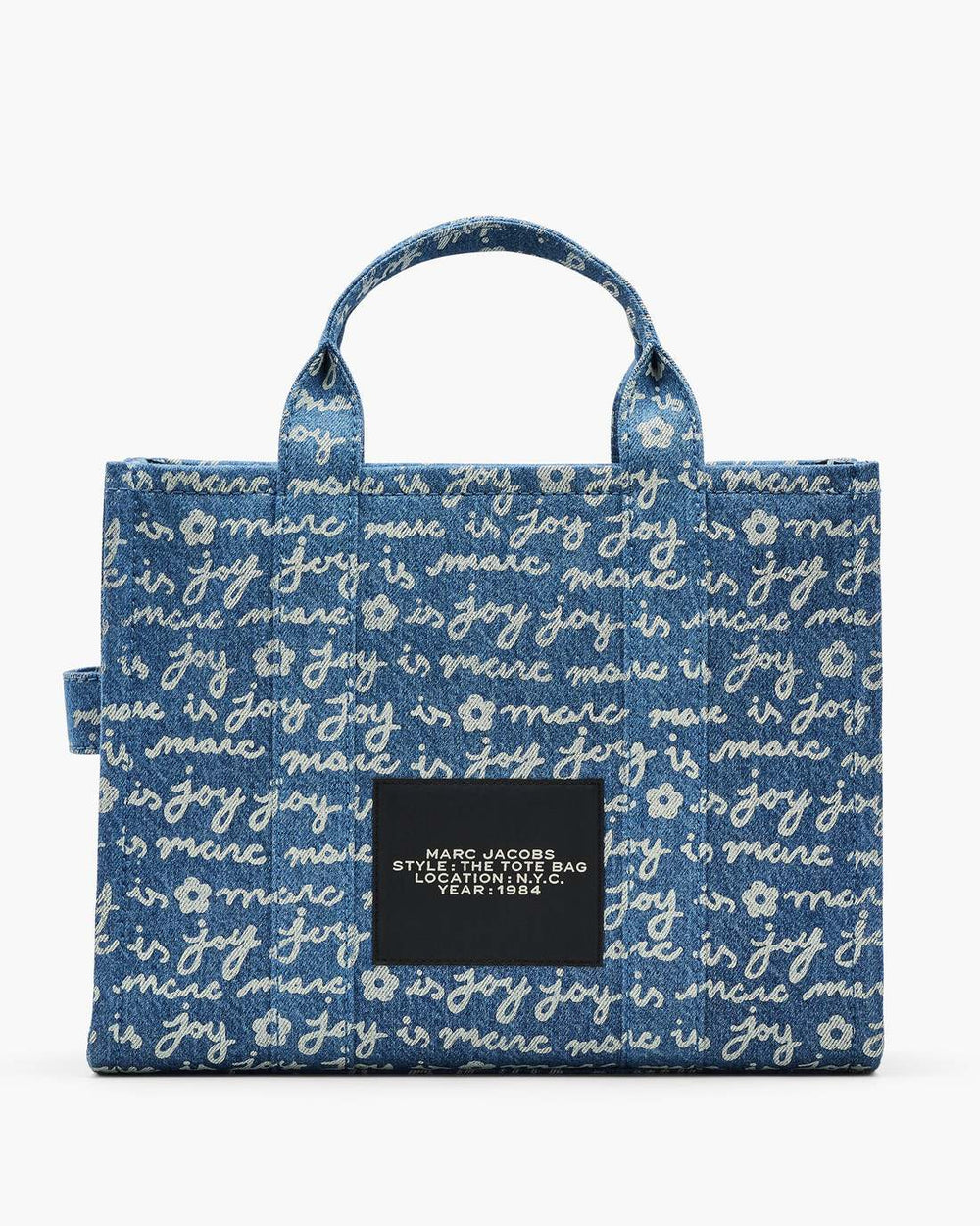 Marc Jacobs Sale - The Joy Denim Medium Tote Bag Indigo Multi