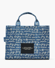 Marc Jacobs Sale - The Joy Denim Medium Tote Bag Indigo Multi