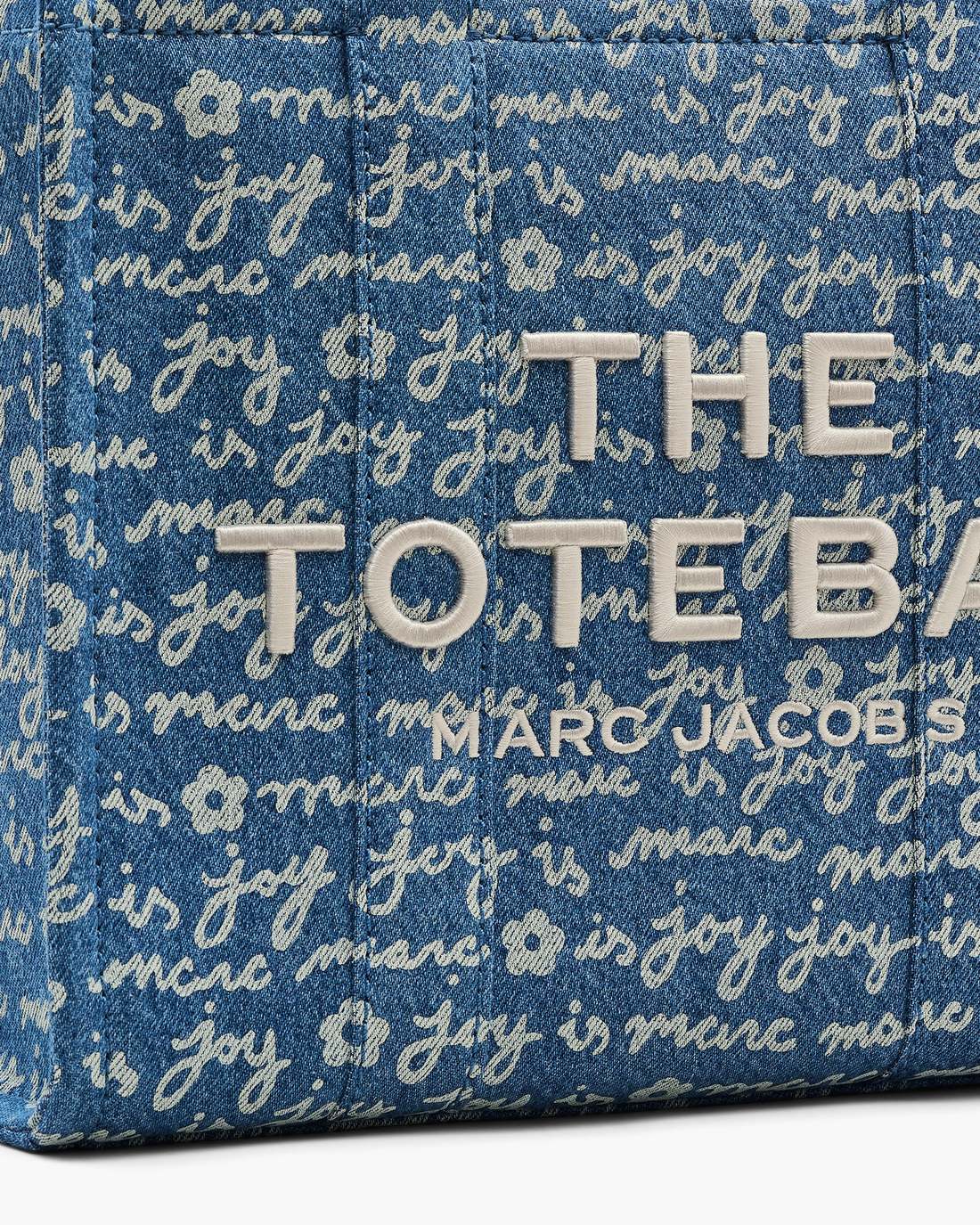 Marc Jacobs Sale - The Joy Denim Medium Tote Bag Indigo Multi